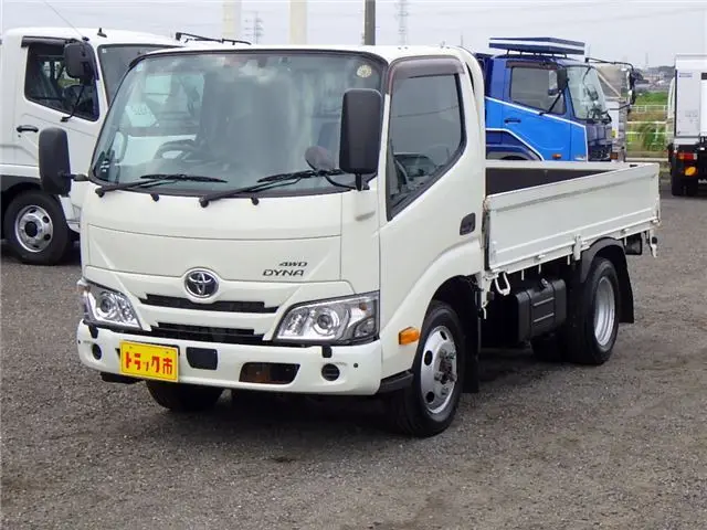 2022 Toyota Dyna Truck 4WD Standard 10-foot Flatbed 2-ton Low-floor Collision Mitigation Brake 5-speed Manual Transmission - photo 1 2022 Toyota Dyna Truck 4WD Standard 10-foot Flatbed 2-ton Low-floor Collision Mitigation Brake 5-speed Manual Transmission White Truck for sale, Japanese used car export - photo 1 of 51 | GULJI TRADERS