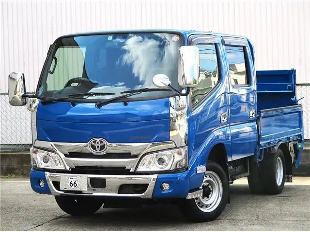 2022 Toyota Dyna Truck Double cab low-floor 1.1t load capacity ★ 600kg arm-type power gate ★ Pre-crash - photo 1 2022 Toyota Dyna Truck Double cab low-floor 1.1t load capacity ★ 600kg arm-type power gate ★ Pre-crash Blue Truck for sale, Japanese used car export - photo 1 of 32 | GULJI TRADERS