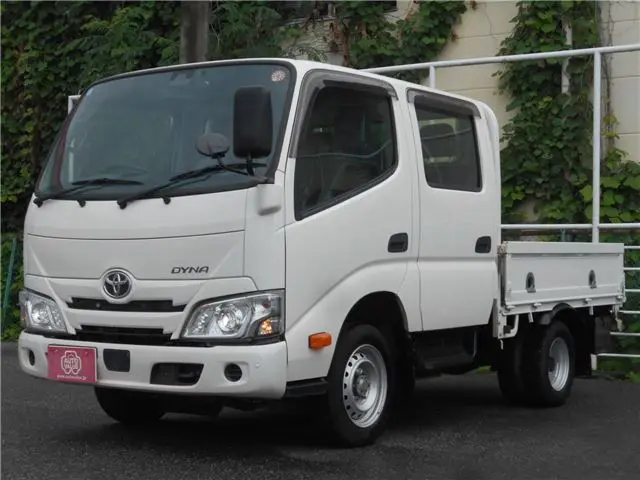 2022 Toyota Dyna Truck ★Double Cab★Just Low★1300kg Load Capacity, 4-Number Plate★Dashcam★ETC White Truck for sale, Japanese used car export - photo 1 of 48 | GULJI TRADERS
