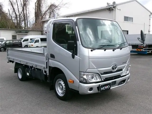 2022 Toyota Dyna Truck Flatbed - photo 1 2022 Toyota Dyna Truck Flatbed Silver Truck for sale, Japanese used car export - photo 1 of 24 | GULJI TRADERS