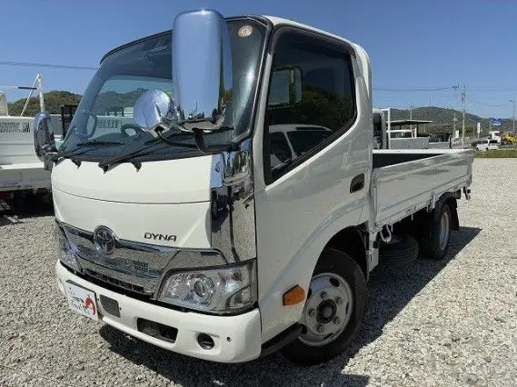 2022 Toyota Dyna Truck Flatbed - photo 1 2022 Toyota Dyna Truck Flatbed White Truck for sale, Japanese used car export - photo 1 of 9 | GULJI TRADERS