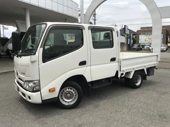 2022 Toyota Dyna Truck Double cab - photo 1 2022 Toyota Dyna Truck Double cab White Truck for sale, Japanese used car export - photo 1 of 9 | GULJI TRADERS
