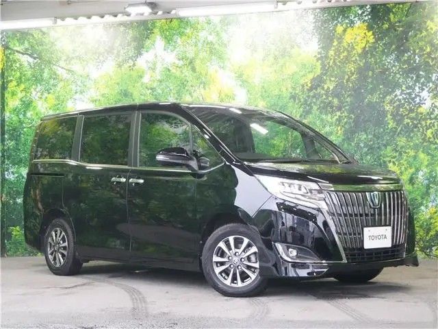 2021 Toyota Esquire Hybrid Gi Premium Package Black Tailored Black Van for sale, Japanese used car export - photo 1 of 62 | GULJI TRADERS