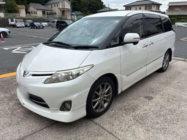 2010 Toyota Estima 2.4 Aeras 20th Anniversary ED - photo 1 2010 Toyota Estima 2.4 Aeras 20th Anniversary ED Pearl Van for sale, Japanese used car export - photo 1 of 8 | GULJI TRADERS