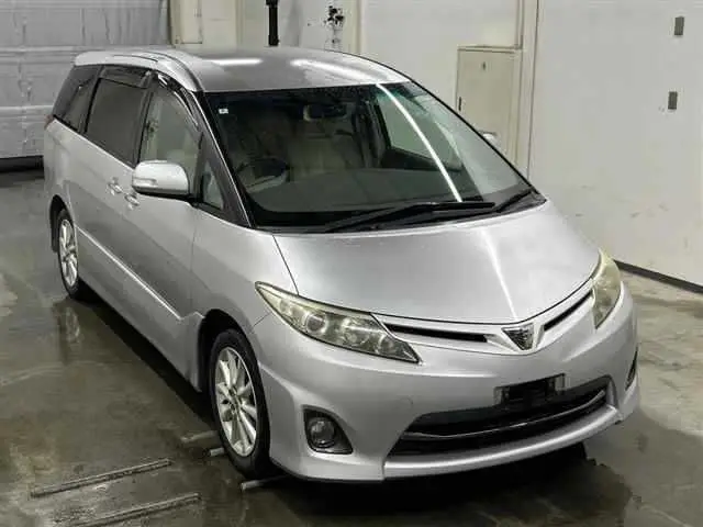 2010 Toyota Estima Aeras G Edition Silver Van for sale, Japanese used car export - photo 1 of 10 | GULJI TRADERS