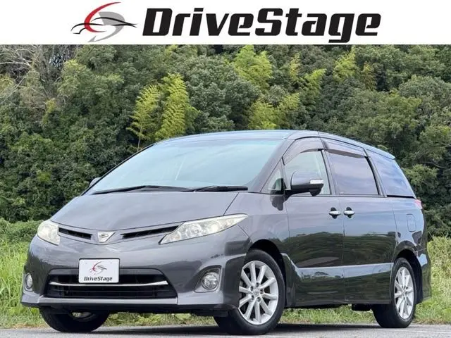 2011 Toyota Estima 2.4 Aeras G Edition ★ Dual power sliding doors ★ Backup camera ★ ETC ★ Gray Van for sale, Japanese used car export - photo 1 of 53 | GULJI TRADERS