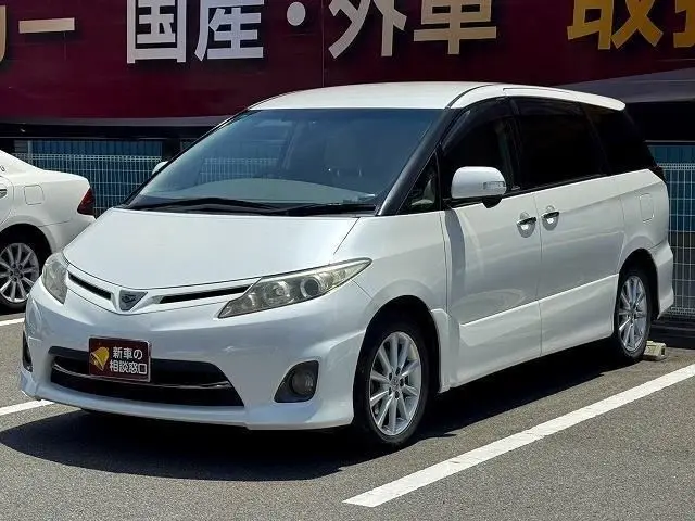 2011 Toyota Estima Aeras G Edition Pearl Van for sale, Japanese used car export - photo 1 of 24 | GULJI TRADERS
