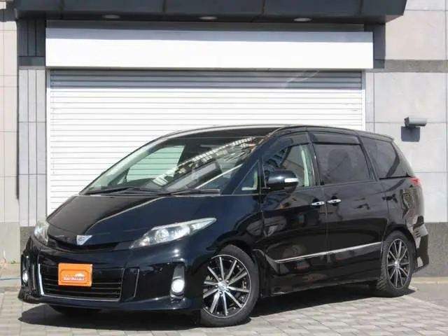2012 Toyota Estima 2.4 Aeras ★ Inspected by third-party organization AIS ★ Rating 4 Black Van for sale, Japanese used car export - photo 1 of 43 | GULJI TRADERS