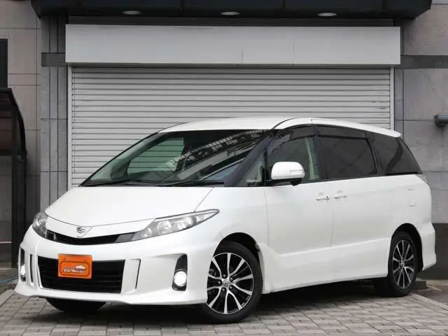 2012 Toyota Estima 2.4 Aeras ★ Inspected by third-party organization AIS ★ Rating 4.5 Interior B Pearl Van for sale, Japanese used car export - photo 1 of 44 | GULJI TRADERS