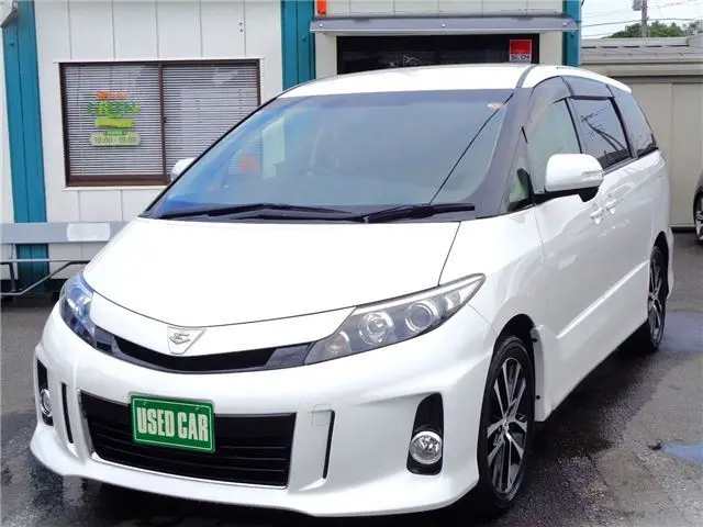 2012 Toyota Estima Aeras 4WD late model - photo 1 2012 Toyota Estima Aeras 4WD late model Pearl Van for sale, Japanese used car export - photo 1 of 45 | GULJI TRADERS