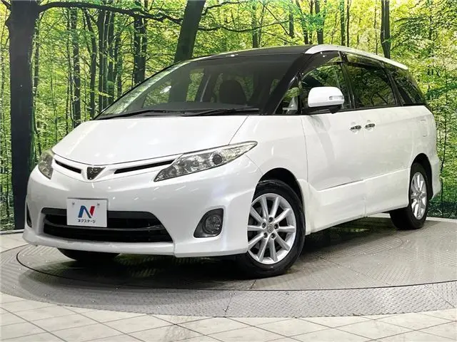 2012 Toyota Estima 2.4 Aeras G Edition - photo 1 2012 Toyota Estima 2.4 Aeras G Edition Pearl Van for sale, Japanese used car export - photo 1 of 30 | GULJI TRADERS
