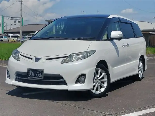 2012 Toyota Estima Aeras G Edition - photo 1 2012 Toyota Estima Aeras G Edition Pearl Van for sale, Japanese used car export - photo 1 of 45 | GULJI TRADERS