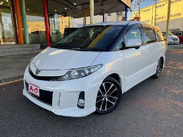 2012 Toyota Estima Aeras Navi TV B Camera [AIS completed] Pearl Van for sale, Japanese used car export - photo 1 of 28 | GULJI TRADERS