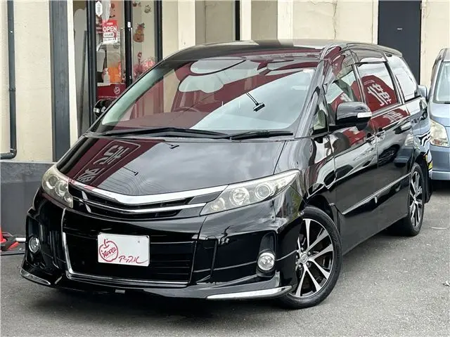 2012 Toyota Estima Aeras Black Van for sale, Japanese used car export - photo 1 of 41 | GULJI TRADERS