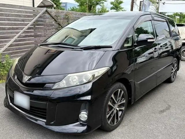 2012 Toyota Estima 2.4 Aeras Black Van for sale, Japanese used car export - photo 1 of 56 | GULJI TRADERS
