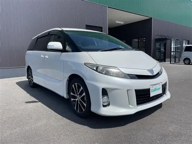 2012 Toyota Estima Aeras - photo 1 2012 Toyota Estima Aeras Pearl Van for sale, Japanese used car export - photo 1 of 23 | GULJI TRADERS