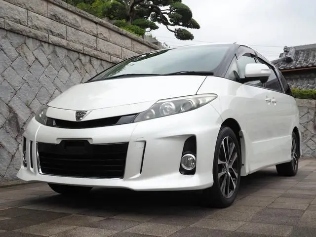 2012 Toyota Estima Aeras Pearl Van for sale, Japanese used car export - photo 1 of 9 | GULJI TRADERS