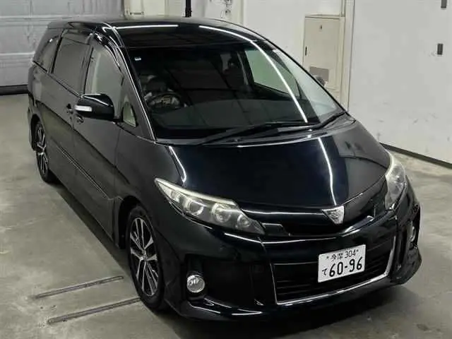2012 Toyota Estima Aeras Black Van for sale, Japanese used car export - photo 1 of 10 | GULJI TRADERS