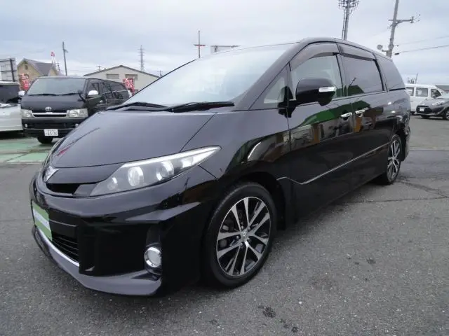 2013 Toyota Estima Aeras - photo 1 2013 Toyota Estima Aeras Black Van for sale, Japanese used car export - photo 1 of 57 | GULJI TRADERS