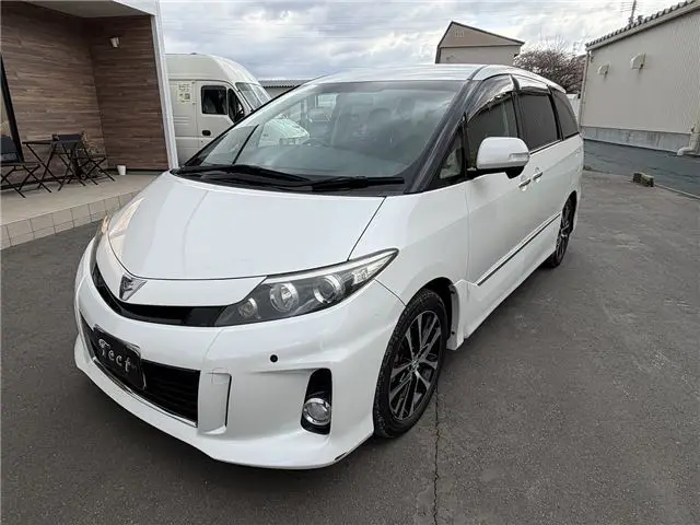 2013 Toyota Estima Aeras Premium ED Pearl Van for sale, Japanese used car export - photo 1 of 40 | GULJI TRADERS