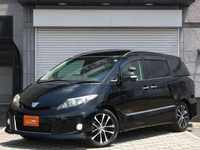 2013 Toyota Estima 2.4 Aeras Premium Edition ★Inspected by third-party organization AIS★ - photo 1 2013 Toyota Estima 2.4 Aeras Premium Edition ★Inspected by third-party organization AIS★ Black Van for sale, Japanese used car export - photo 1 of 45 | GULJI TRADERS