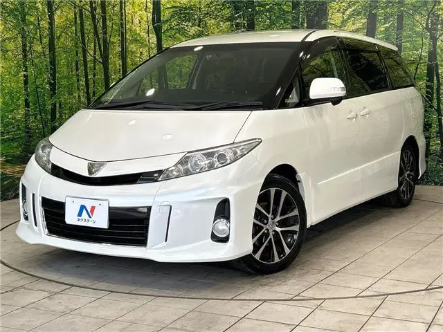 2013 Toyota Estima Aeras Pearl Van for sale, Japanese used car export - photo 1 of 30 | GULJI TRADERS