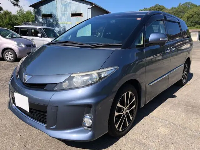 2013 Toyota Estima Aeras Premium Edition Blue Van for sale, Japanese used car export - photo 1 of 64 | GULJI TRADERS