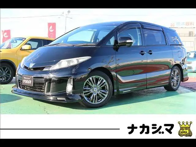 2013 Toyota Estima Aeras 8 people Black Van for sale, Japanese used car export - photo 1 of 20 | GULJI TRADERS