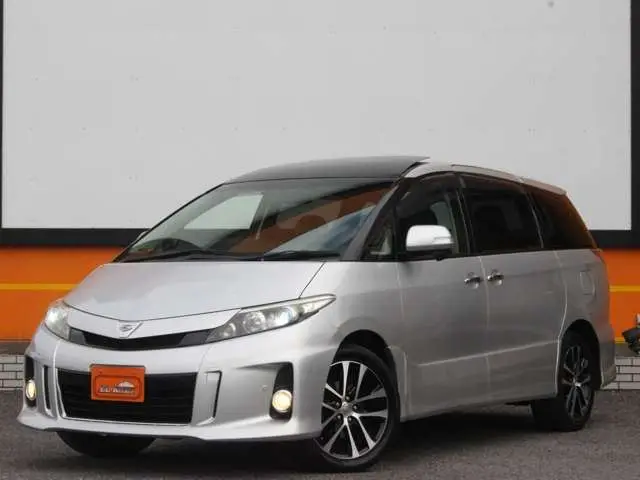 2013 Toyota Estima 3.5 Aeras Leather Package 4WD ★Inspected by third-party organization AIS★ Silver Van for sale, Japanese used car export - photo 1 of 52 | GULJI TRADERS