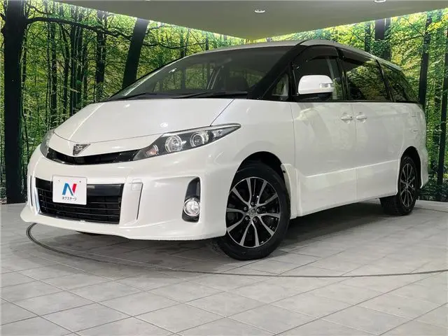 2013 Toyota Estima Aeras Pearl Van for sale, Japanese used car export - photo 1 of 30 | GULJI TRADERS
