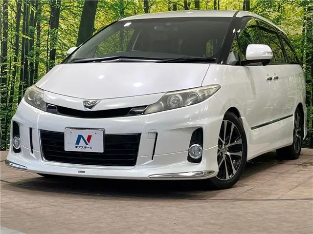 2013 Toyota Estima Aeras Premium Edition Pearl Van for sale, Japanese used car export - photo 1 of 30 | GULJI TRADERS