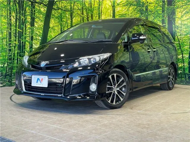 2013 Toyota Estima Aeras Premium Edition Black Van for sale, Japanese used car export - photo 1 of 30 | GULJI TRADERS