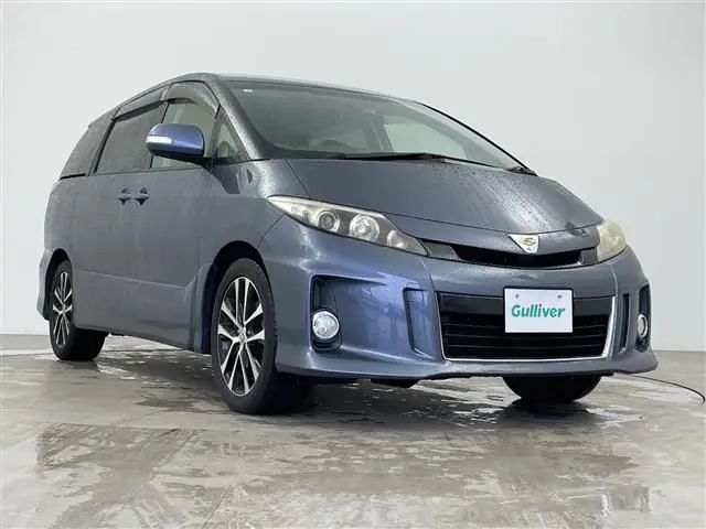 2013 Toyota Estima Aeras - photo 1 2013 Toyota Estima Aeras Blue Van for sale, Japanese used car export - photo 1 of 24 | GULJI TRADERS