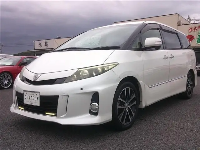2013 Toyota Estima Premium Edition Flip - photo 1 2013 Toyota Estima Premium Edition Flip Pearl Van for sale, Japanese used car export - photo 1 of 30 | GULJI TRADERS