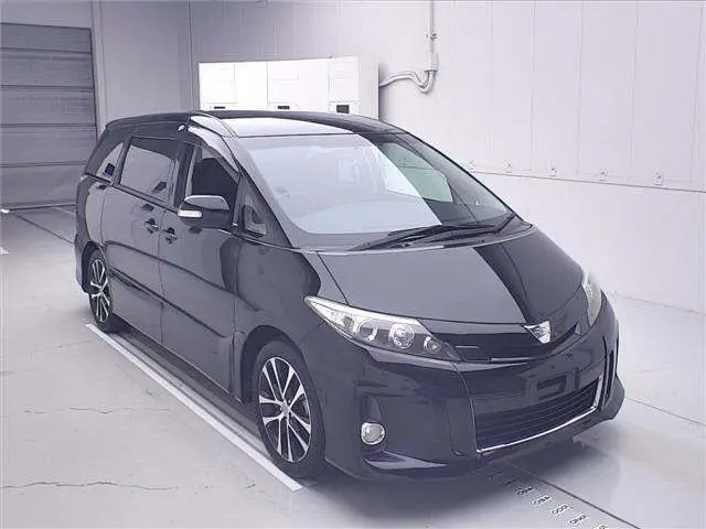2013 Toyota Estima Aeras 7nin Black Van for sale, Japanese used car export - photo 1 of 11 | GULJI TRADERS