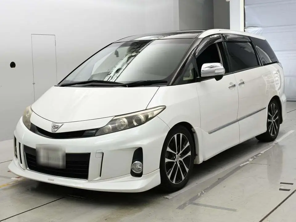 2013 Toyota Estima Aeras Premium Edition - photo 1 2013 Toyota Estima Aeras Premium Edition Pearl Van for sale, Japanese used car export - photo 1 of 12 | GULJI TRADERS