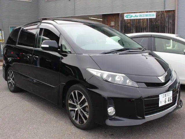 2013 Toyota Estima Aeras - photo 1 2013 Toyota Estima Aeras Black Van for sale, Japanese used car export - photo 1 of 24 | GULJI TRADERS