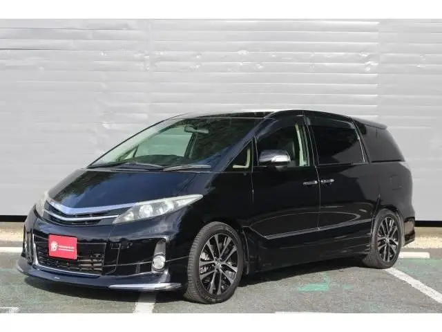 2013 Toyota Estima Aeras Premium Edition Black Van for sale, Japanese used car export - photo 1 of 9 | GULJI TRADERS