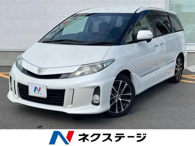 2013 Toyota Estima Aeras Premium Edition - photo 1 2013 Toyota Estima Aeras Premium Edition Pearl Van for sale, Japanese used car export - photo 1 of 9 | GULJI TRADERS