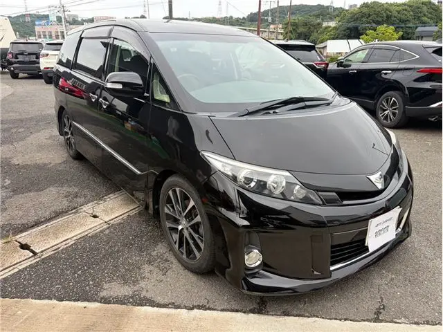 2014 Toyota Estima Aeras Premium ED - photo 1 2014 Toyota Estima Aeras Premium ED Black Van for sale, Japanese used car export - photo 1 of 47 | GULJI TRADERS
