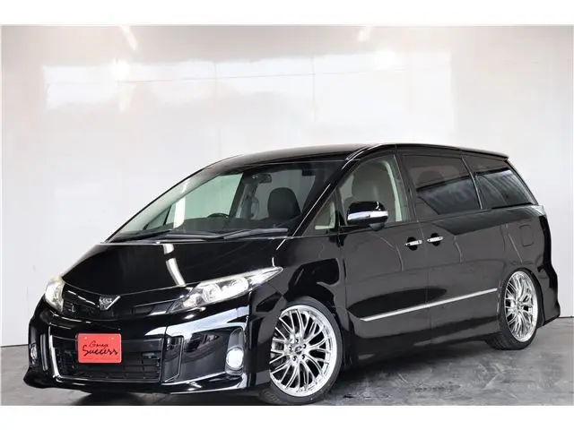 2015 Toyota Estima 2.4 Aeras Premium Edition Black Van for sale, Japanese used car export - photo 1 of 33 | GULJI TRADERS