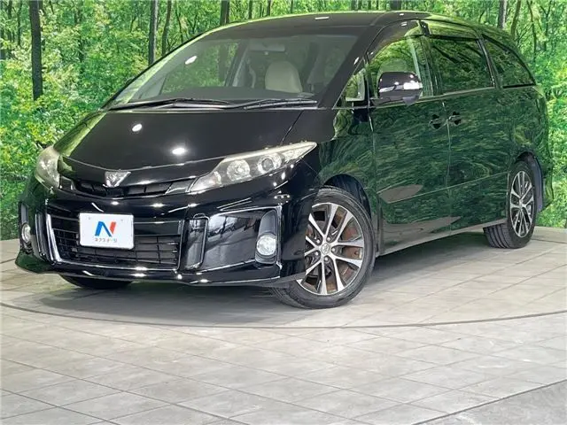 2015 Toyota Estima Aeras Black Van for sale, Japanese used car export - photo 1 of 30 | GULJI TRADERS