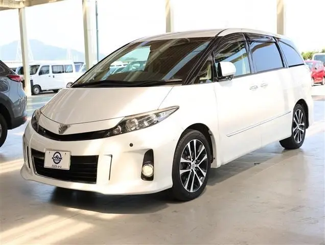 2015 Toyota Estima 2.4 Aeras Premium ED - photo 1 2015 Toyota Estima 2.4 Aeras Premium ED Pearl Van for sale, Japanese used car export - photo 1 of 30 | GULJI TRADERS