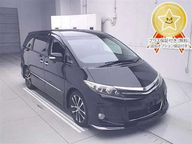 2015 Toyota Estima 4WD Aeras Premium Edition Black Van for sale, Japanese used car export - photo 1 of 12 | GULJI TRADERS