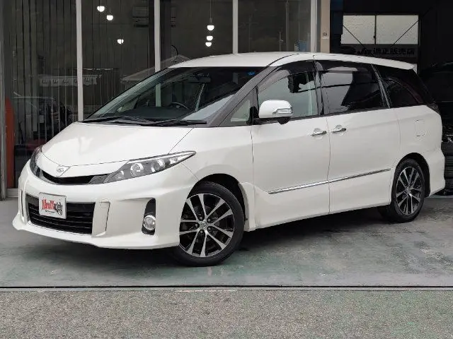 2015 Toyota Estima Aeras Premium Edition - photo 1 2015 Toyota Estima Aeras Premium Edition Pearl Van for sale, Japanese used car export - photo 1 of 3 | GULJI TRADERS