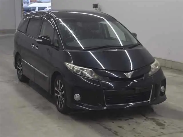 2015 Toyota Estima Aeras Premium Edition Black Van for sale, Japanese used car export - photo 1 of 11 | GULJI TRADERS