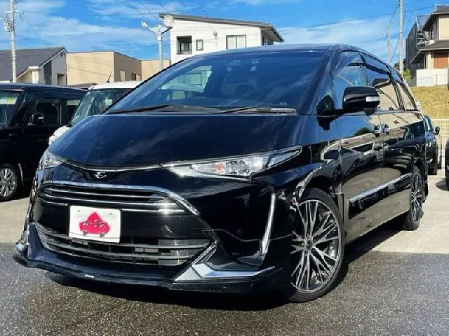 2016 Toyota Estima Aeras Premium G Black Van for sale, Japanese used car export - photo 1 of 9 | GULJI TRADERS