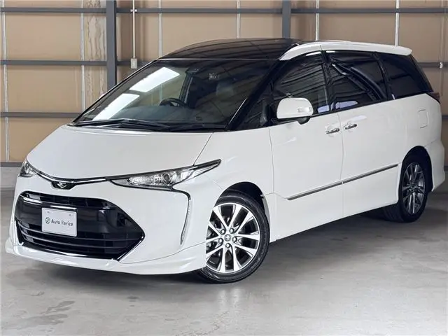 2016 Toyota Estima Aeras Premium - photo 1 2016 Toyota Estima Aeras Premium Pearl Van for sale, Japanese used car export - photo 1 of 80 | GULJI TRADERS
