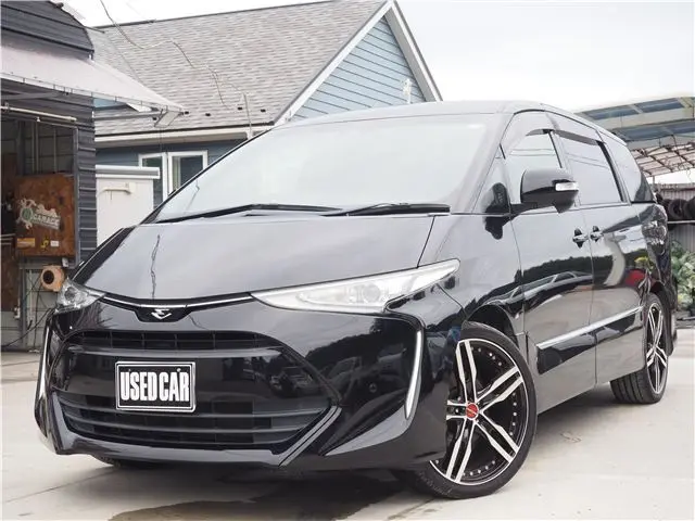 2016 Toyota Estima Aeras - photo 1 2016 Toyota Estima Aeras Black Van for sale, Japanese used car export - photo 1 of 48 | GULJI TRADERS
