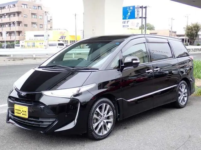 2016 Toyota Estima 2.4 Aeras Smart Black Van for sale, Japanese used car export - photo 1 of 36 | GULJI TRADERS